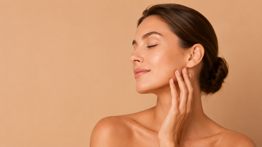 MUSE Kosmetik zufriedene Kundin