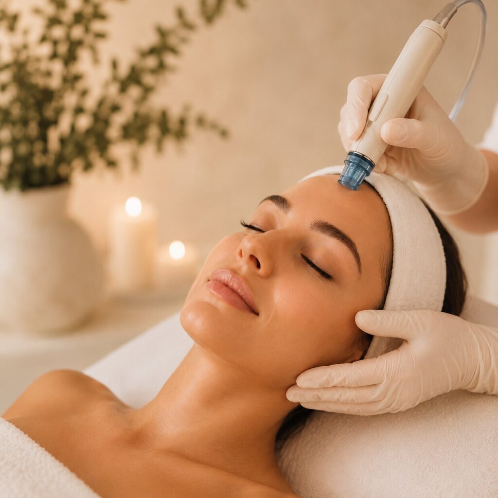 Aquafacial-Behandlung bei MUSE Kosmetik in Augsburg