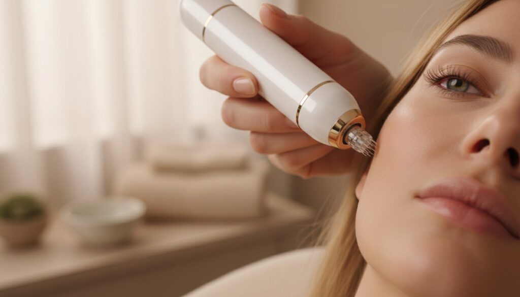 Microneedling Behandlung mit dem Pen